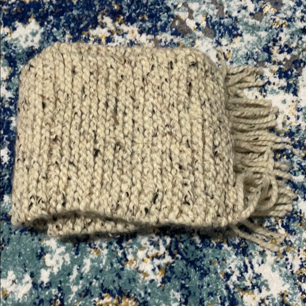 J Crew Hand Made Wool Scarf